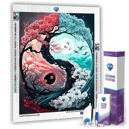 Diamond Painting - Natur Yin und Yang