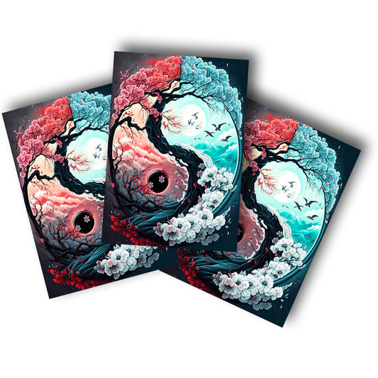 Sticker – Natur Yin und Yang