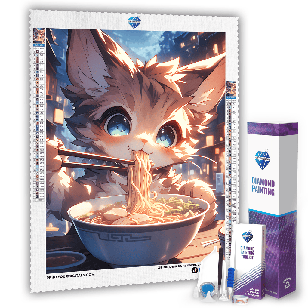 Diamond Painting - Ramenkatze
