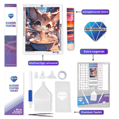 Diamond Painting - Ramenkatze