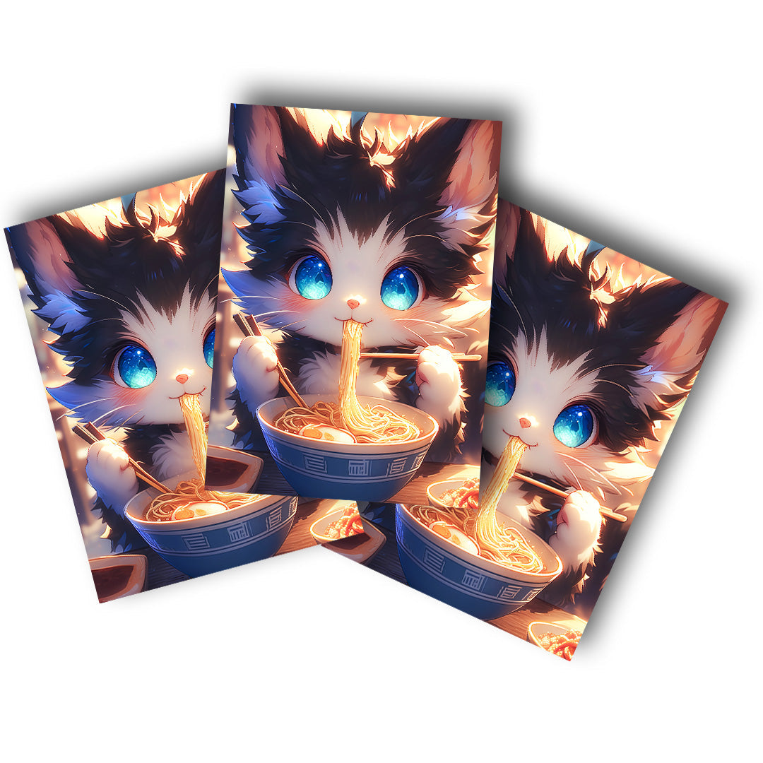 Sticker – Süße Ramenkatze