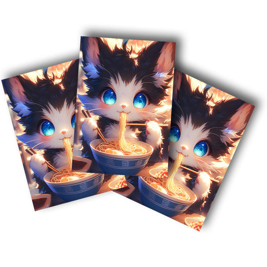 Sticker – Süße Ramenkatze