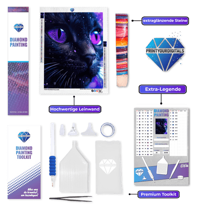Diamond Painting - Indigokatze