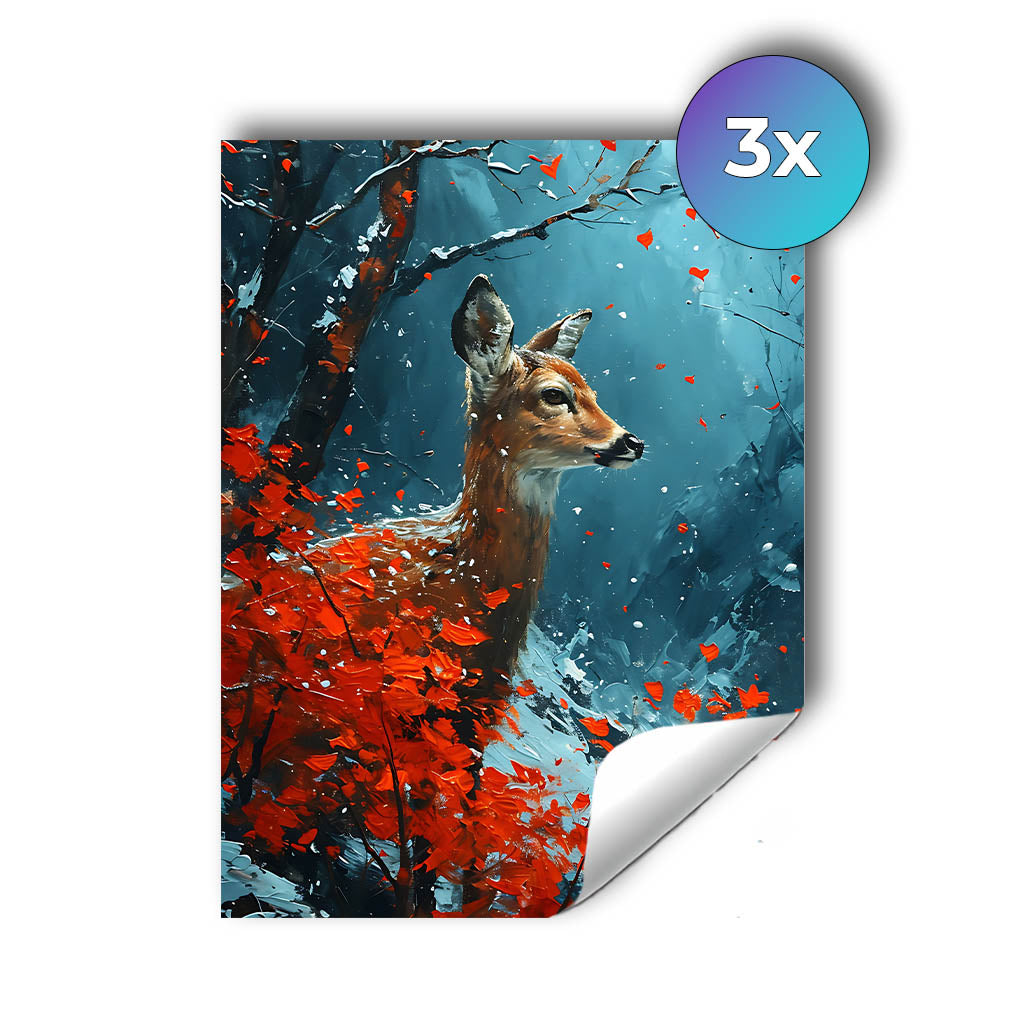 Sticker – Reh in Kirschblüten