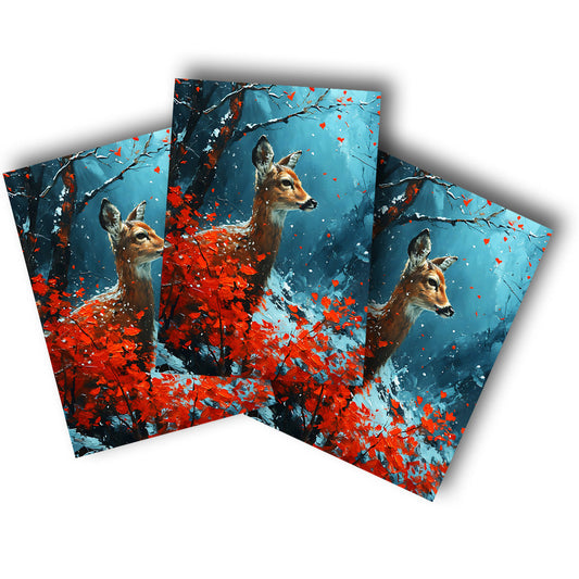 Sticker – Reh in Kirschblüten