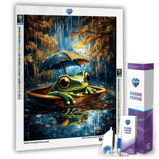 Diamond Painting - Frosch Ahoi