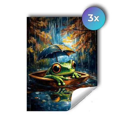 Sticker – Frosch Ahoi