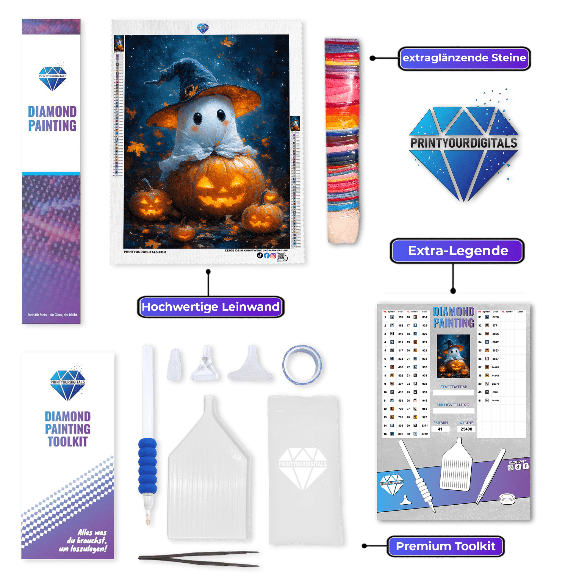 Diamond Painting - Happy Halloween