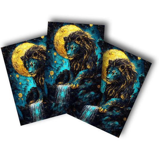 Sticker – Smaragdlöwe