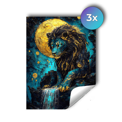 Sticker – Smaragdlöwe