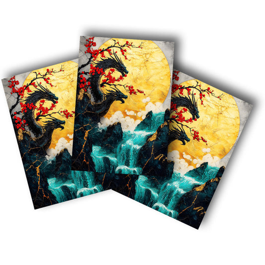 Sticker – Zweiköpfiger Drache