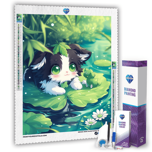 Diamond Painting - Teichkatze