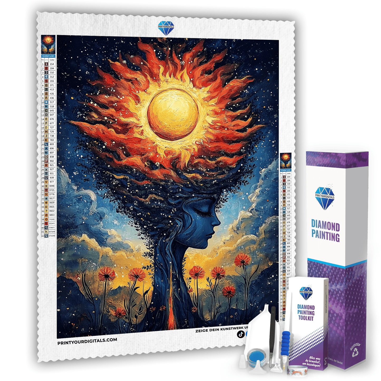 Diamond Painting - Sonnenseele