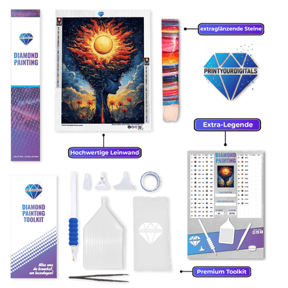 Diamond Painting - Sonnenseele