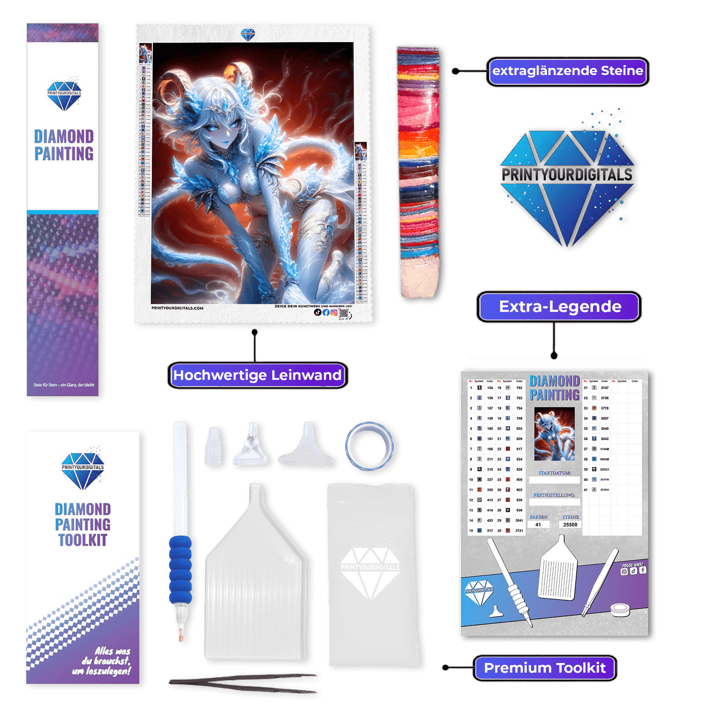 Diamond Painting - Frostdämonin