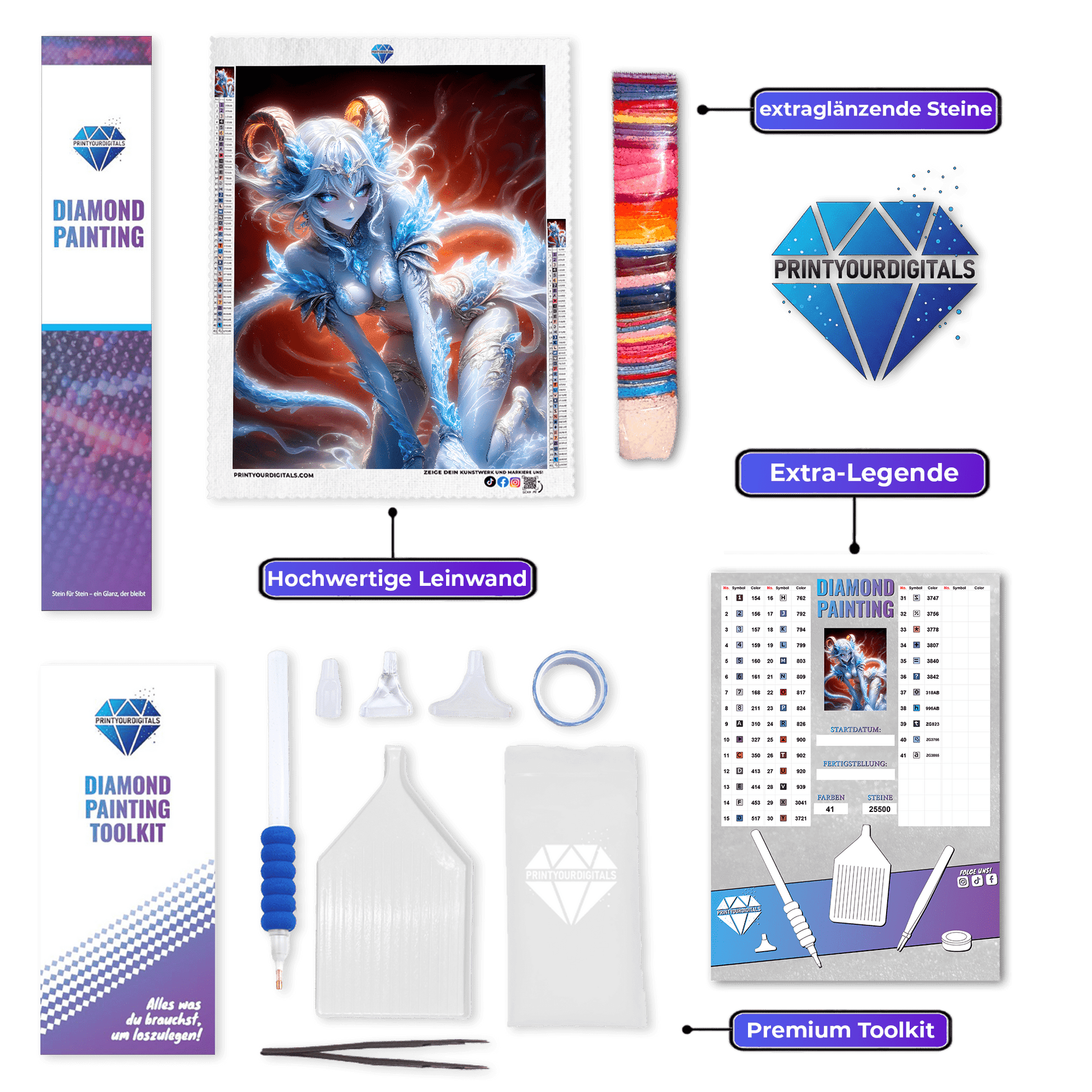 Diamond Painting - Frostdämonin