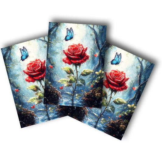Sticker – Rose der Natur