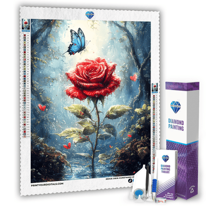 Diamond Painting - Rose der Natur