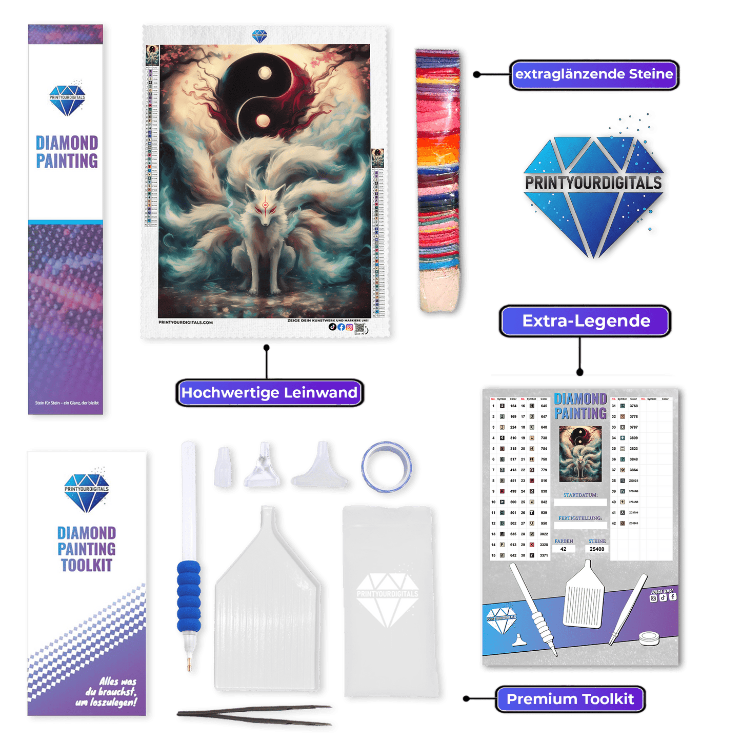 Diamond Painting - Geist des Gleichgewichts