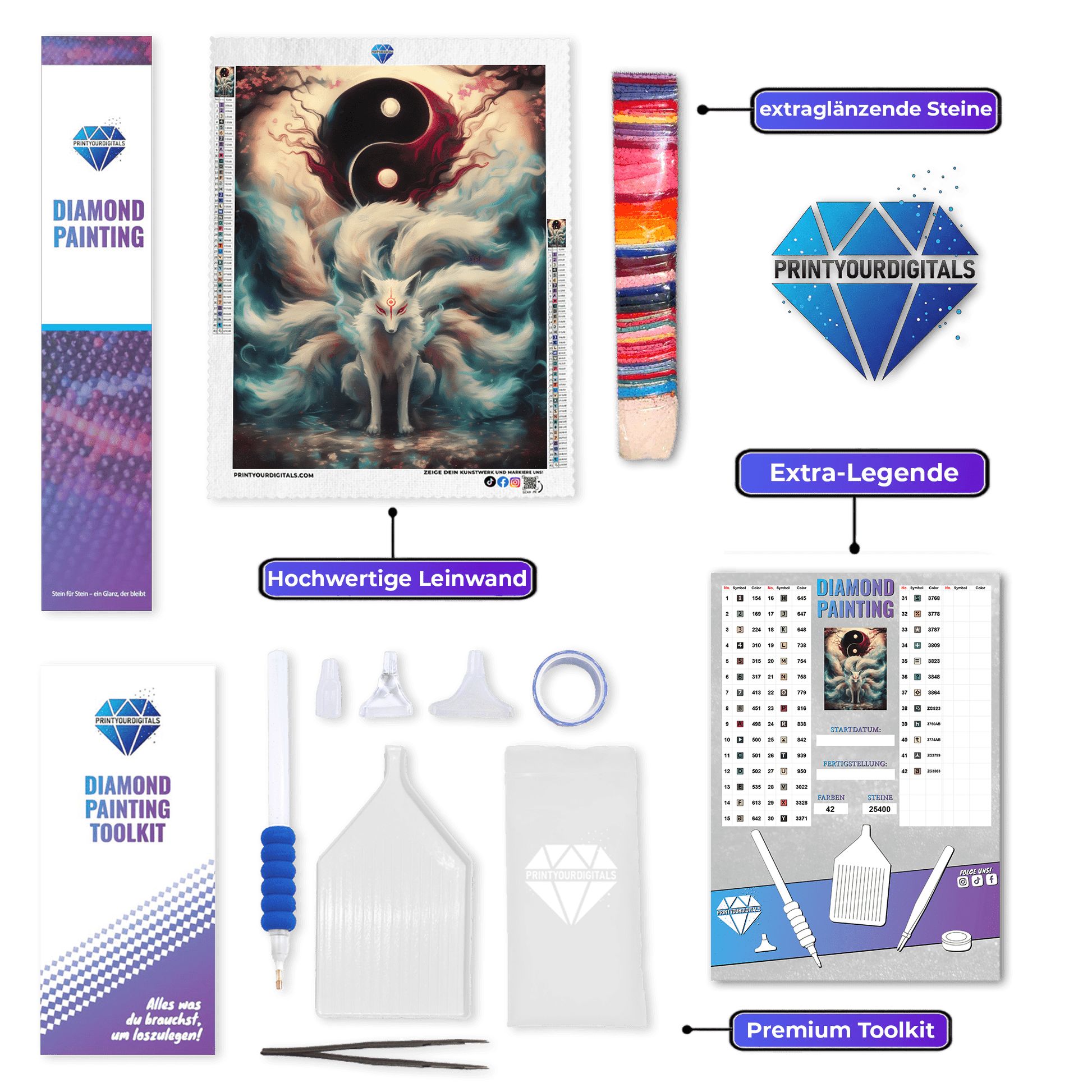 Diamond Painting - Geist des Gleichgewichts