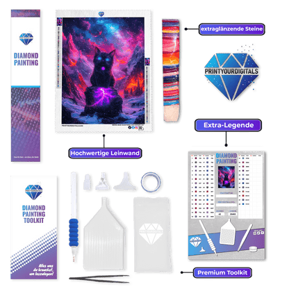 Diamond Painting - Wächterin der Sterne