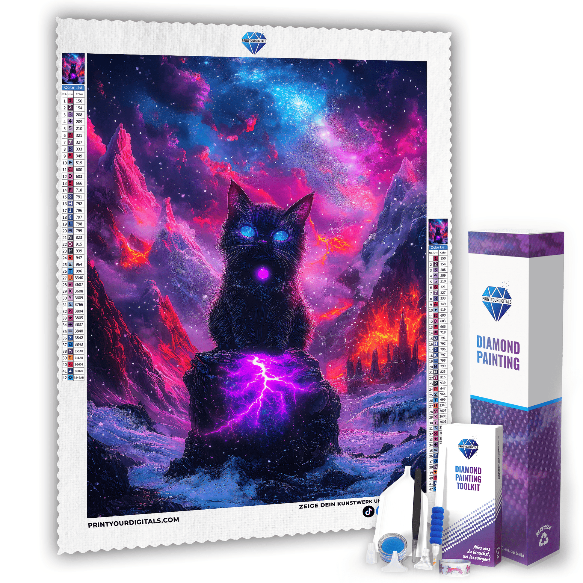 Diamond Painting - Wächterin der Sterne