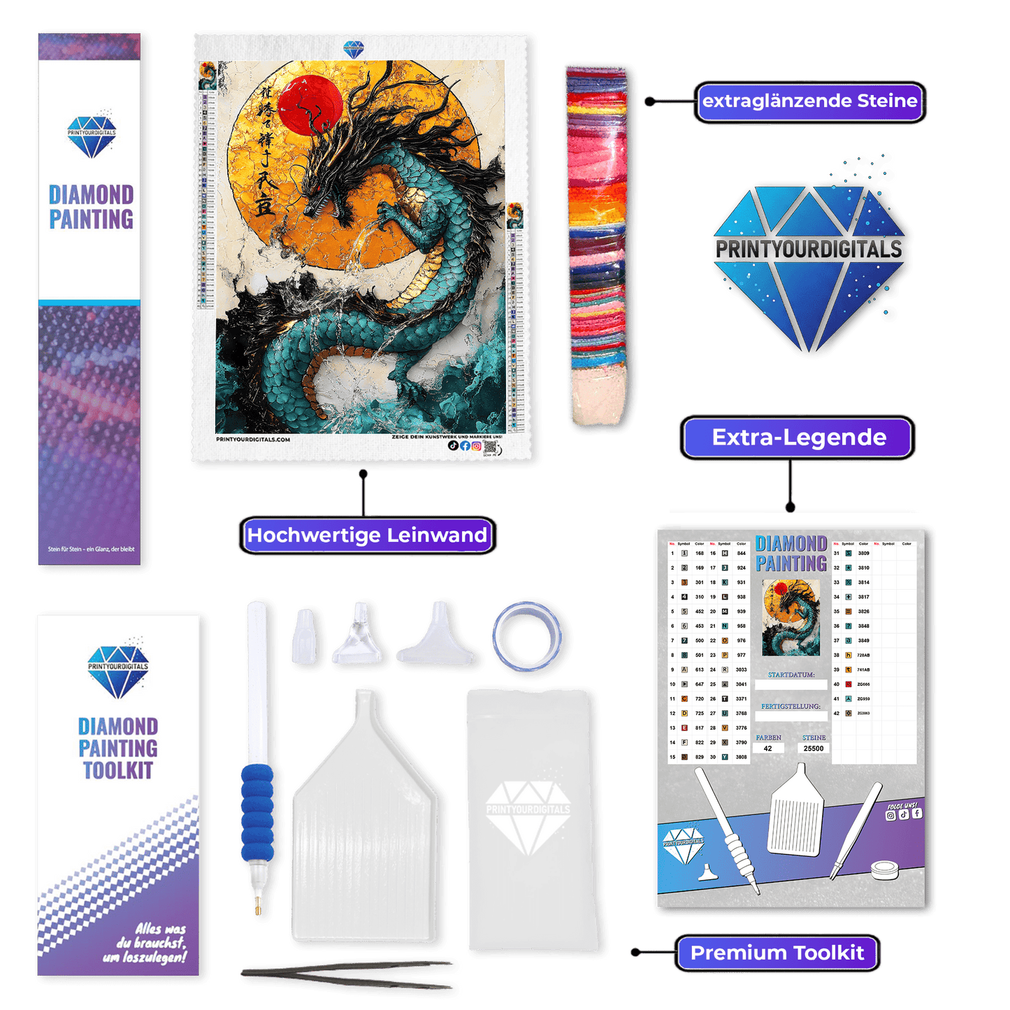 Diamond Painting - Atem des Himmels