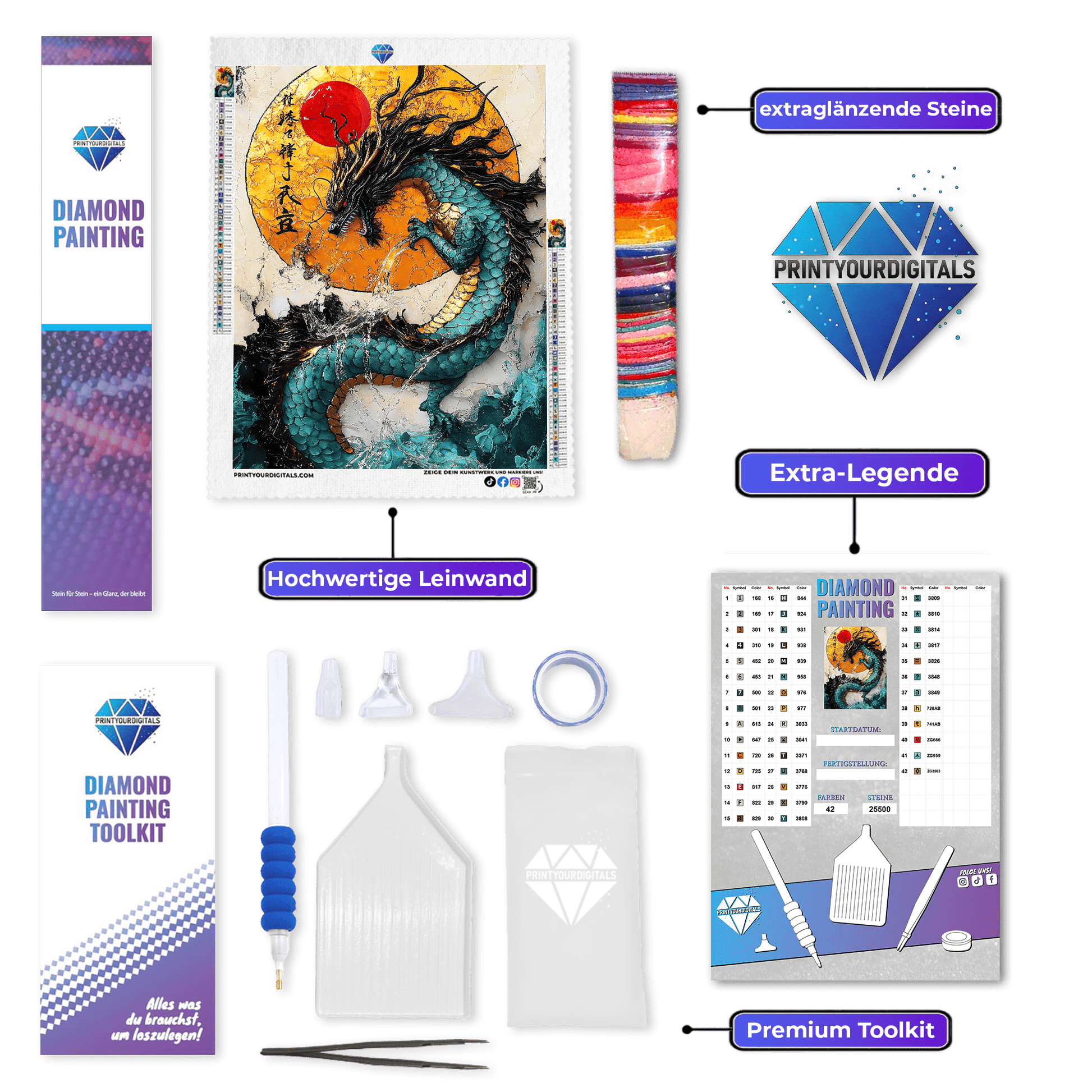 Diamond Painting - Atem des Himmels