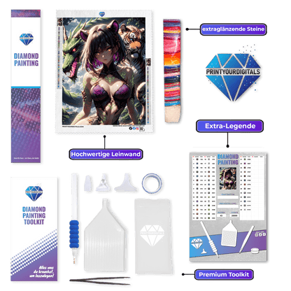 Diamond Painting - Tochter des Waldes