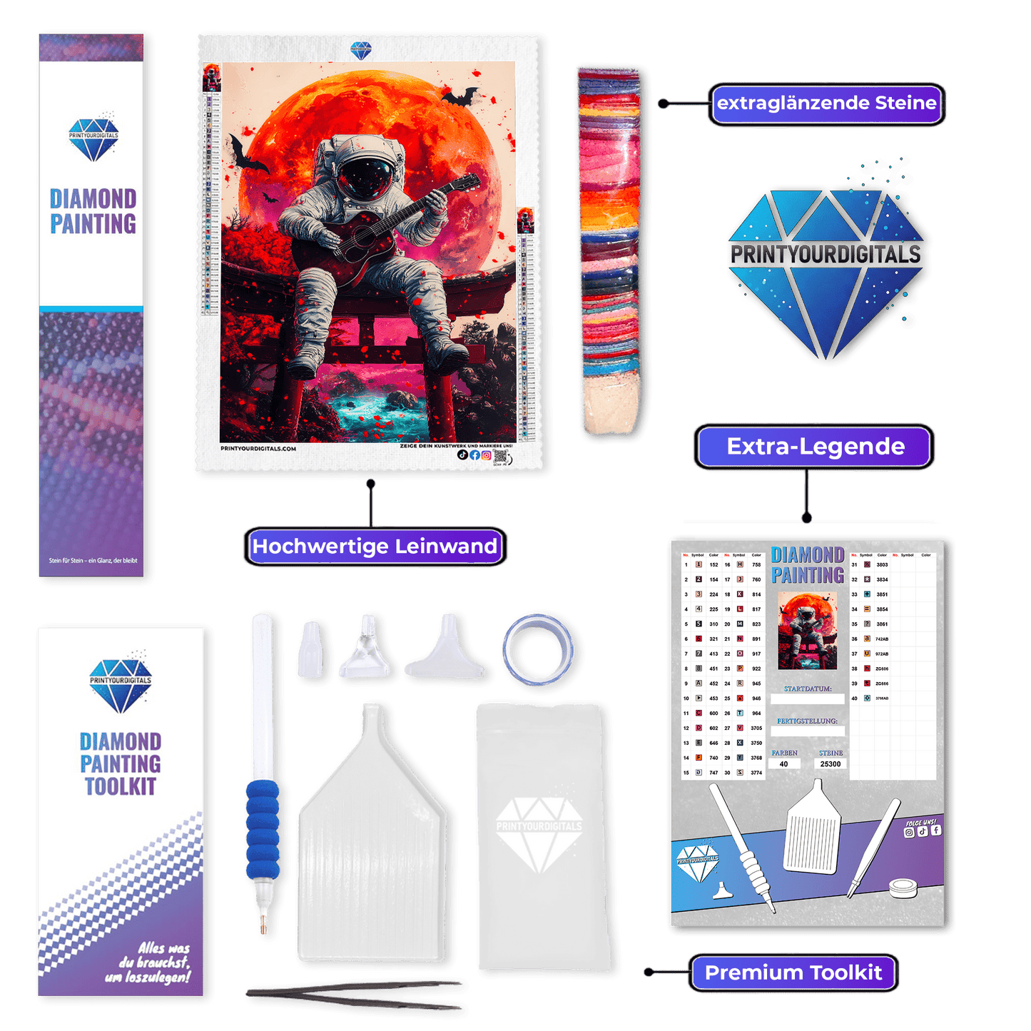 Diamond Painting - Lunar Groove