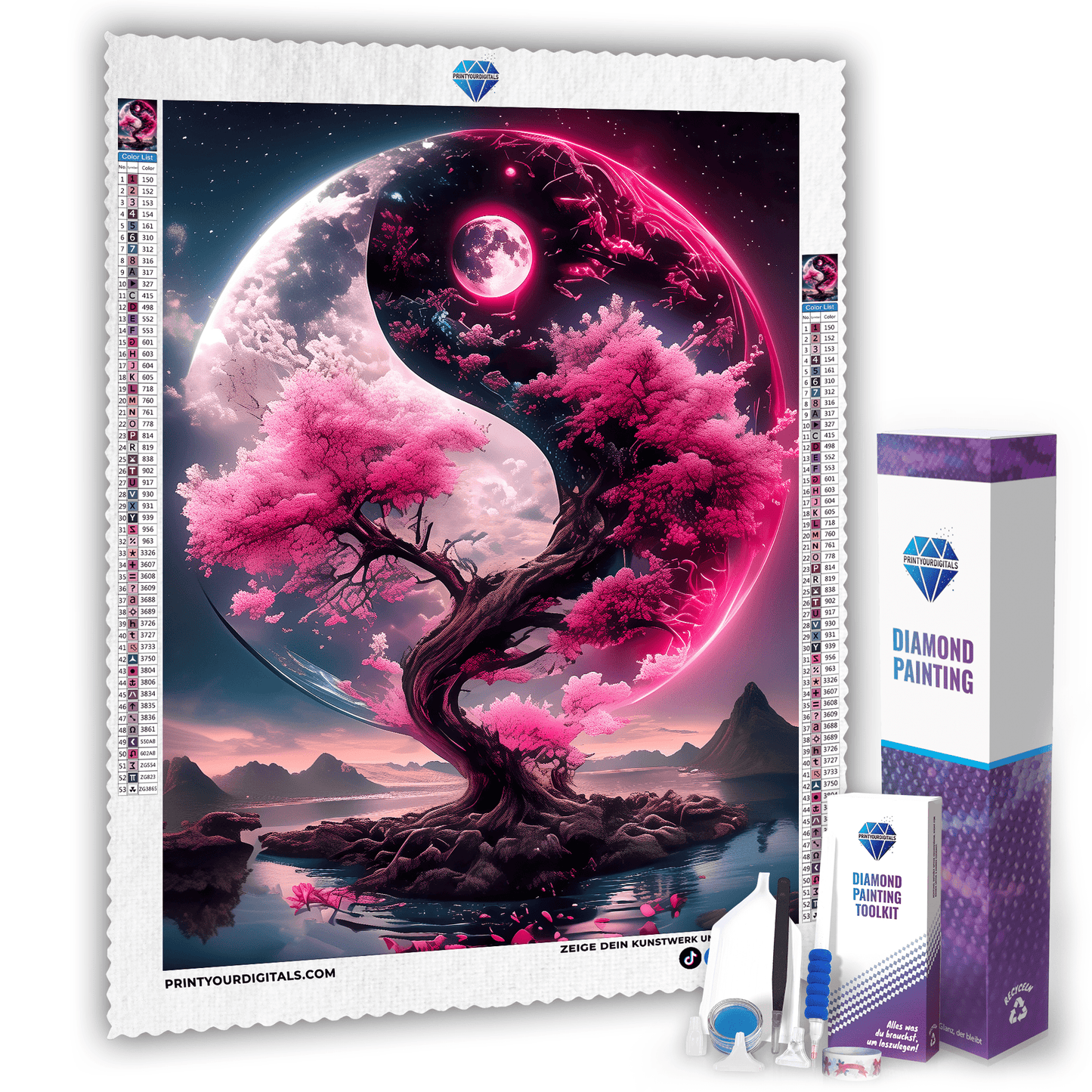 Diamond Painting - Kosmische Harmonie