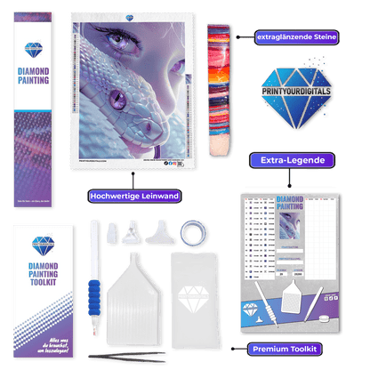 Diamond Painting - Gift & Glanz 100% AB-Steine