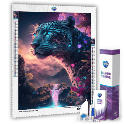 Diamond Painting - Wächter des Dschungels 100% AB-Steine