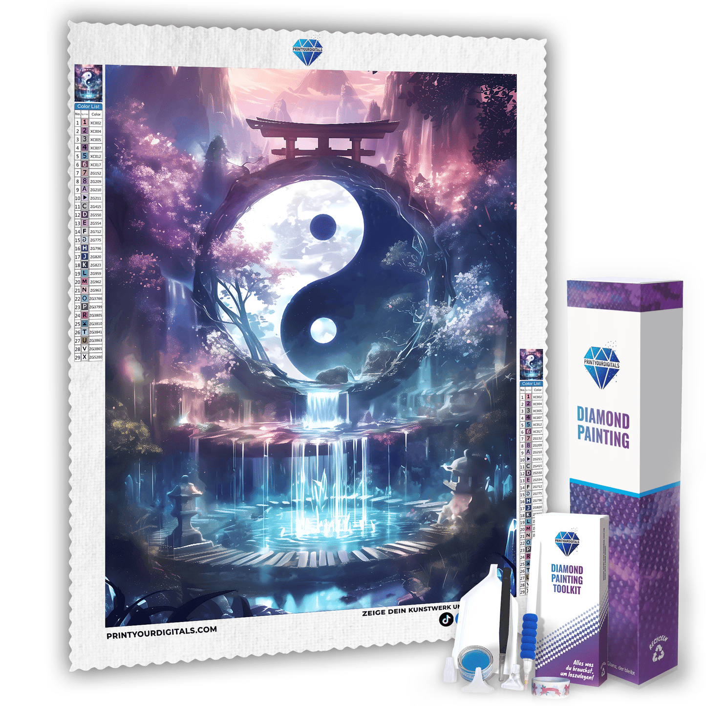 Diamond Painting - Tempel der Stille