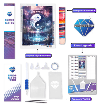 Diamond Painting - Tempel der Stille