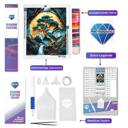 Diamond Painting - Erde, Wasser & Licht