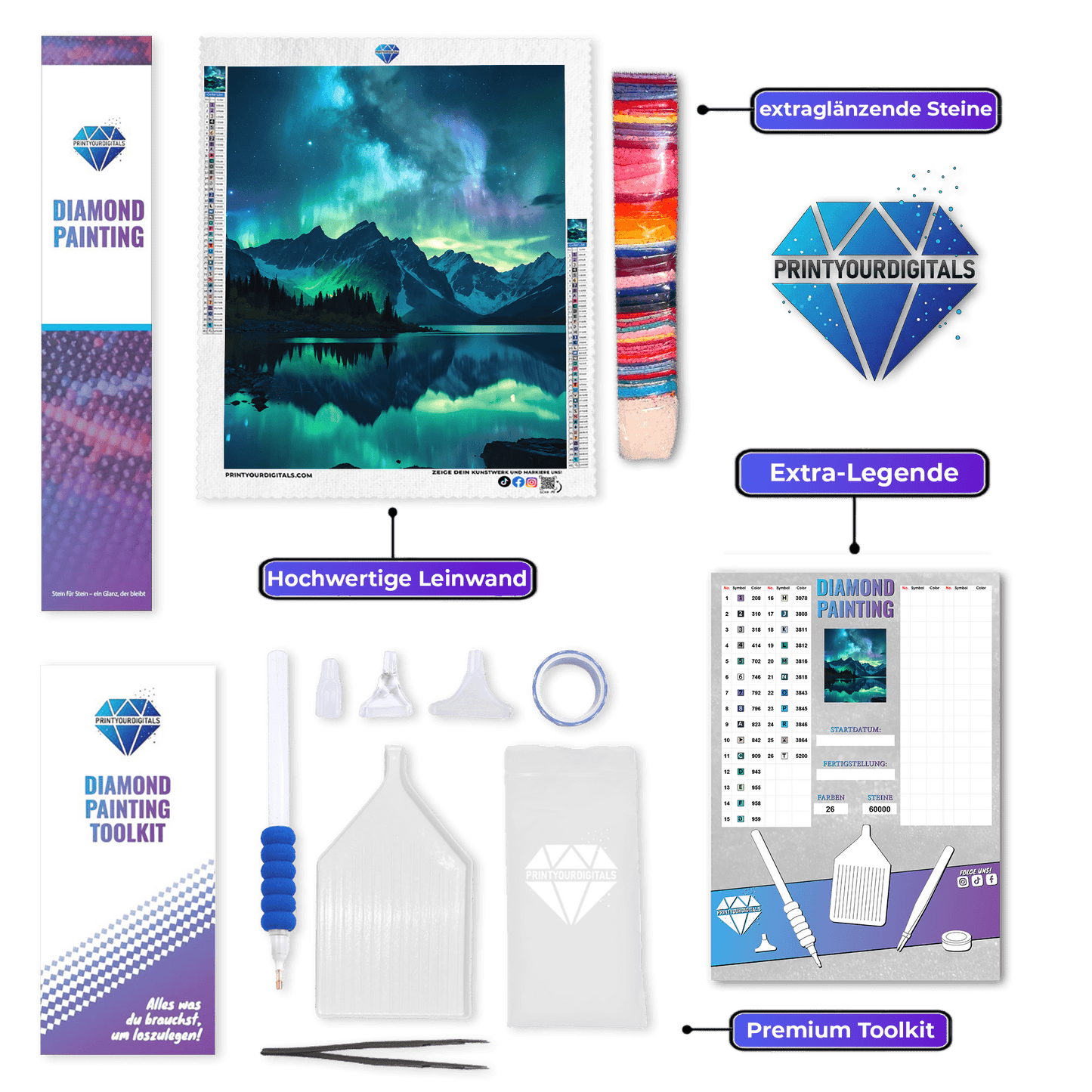 Diamond Painting - Polarträume