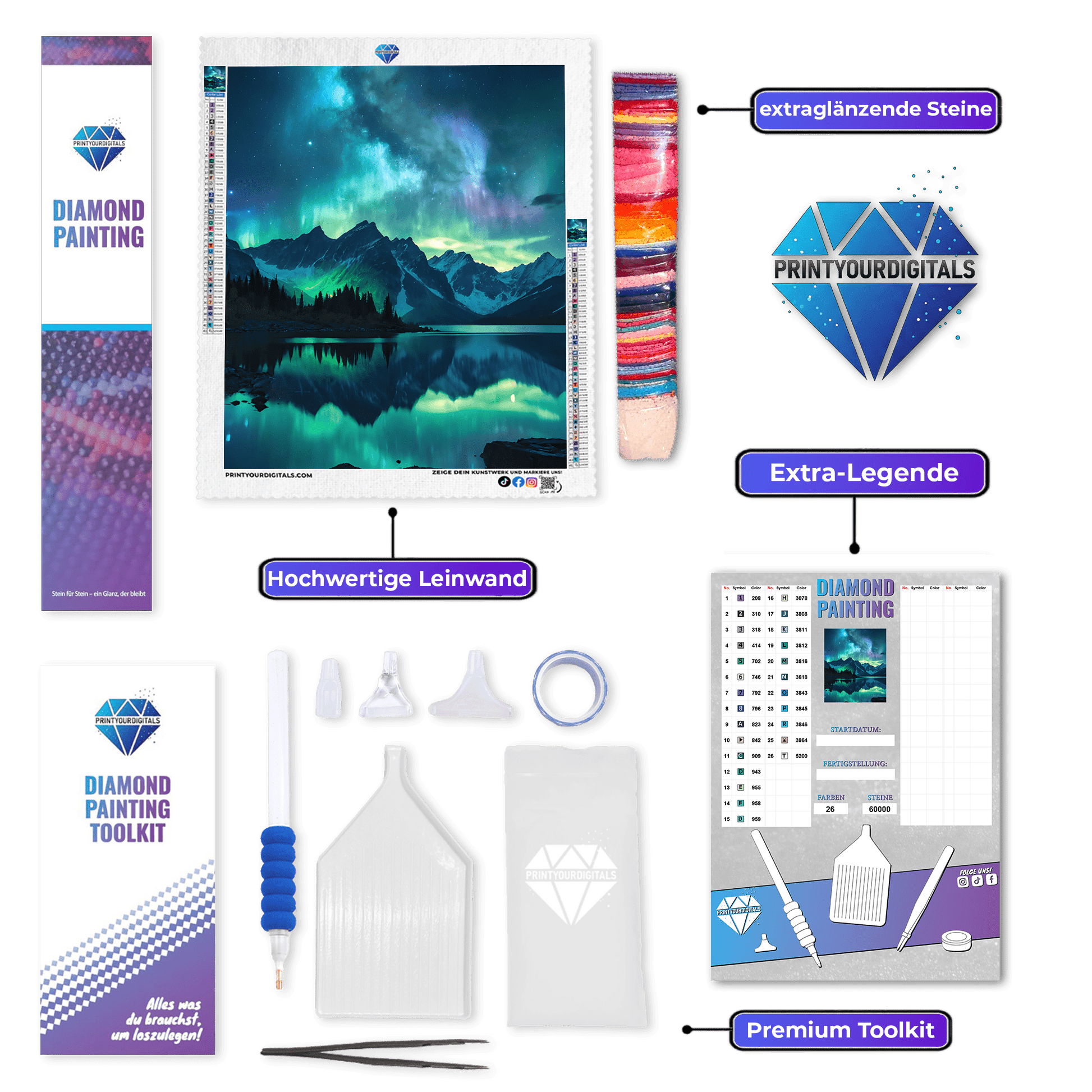 Diamond Painting - Polarträume