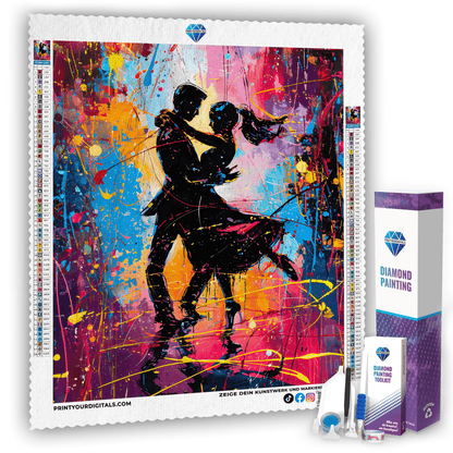 Diamond Painting - Farbtanz