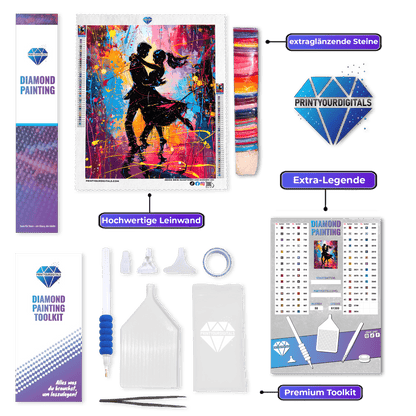 Diamond Painting - Farbtanz