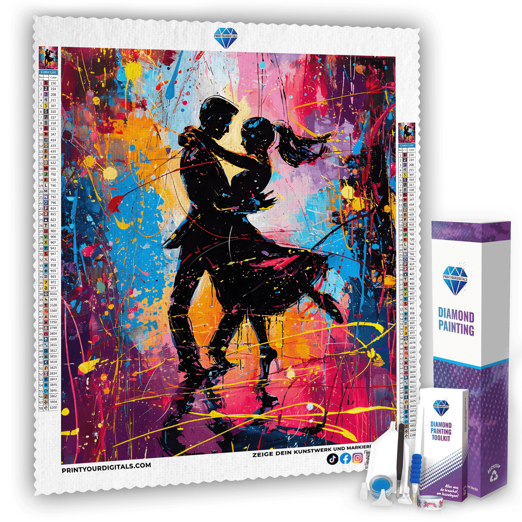 Diamond Painting - Farbtanz
