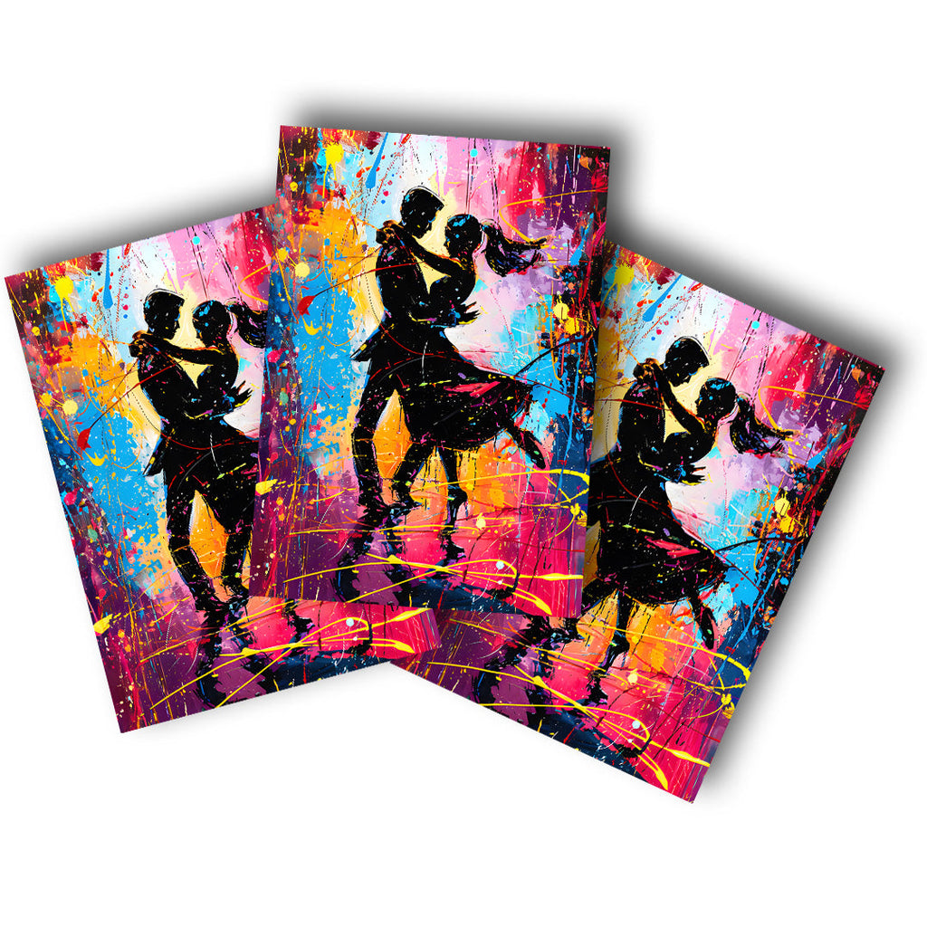 Sticker – Farbtanz