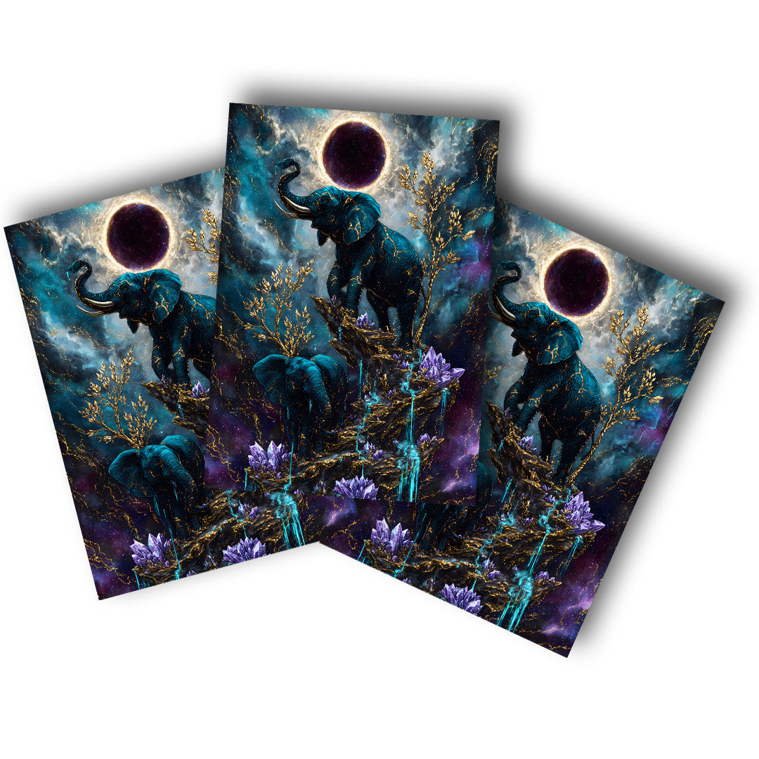 Sticker – Elefantenpfad zum Kosmos