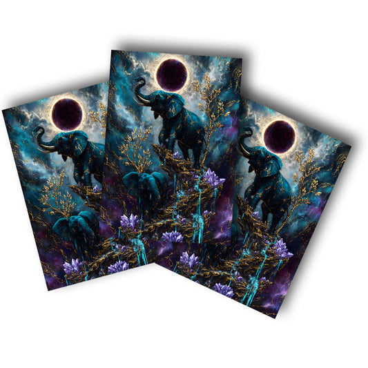 Sticker – Elefantenpfad zum Kosmos