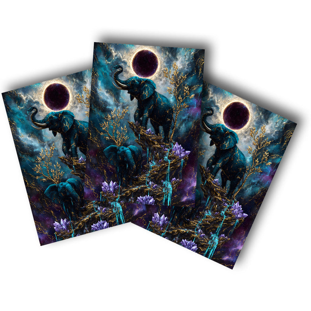 Sticker – Elefantenpfad zum Kosmos