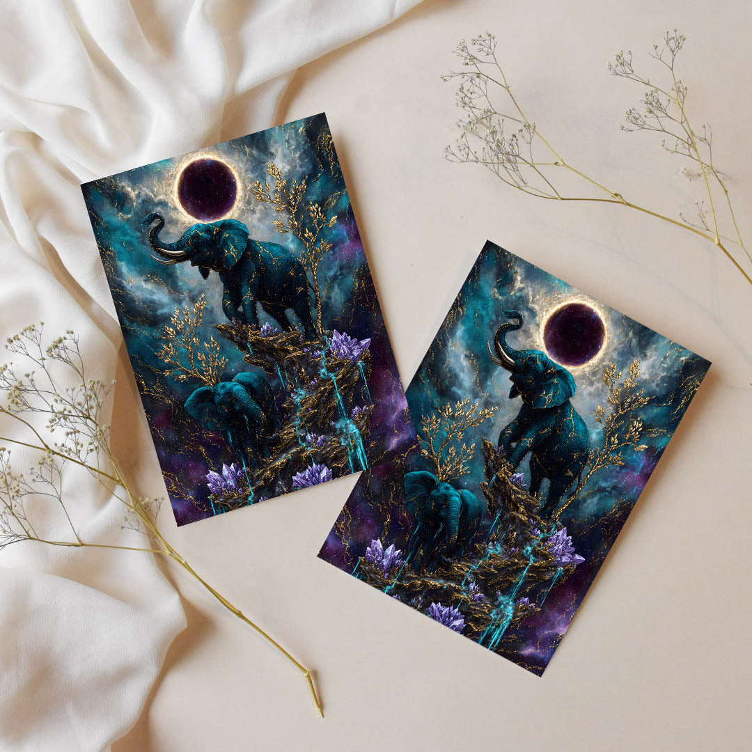 Sticker – Elefantenpfad zum Kosmos