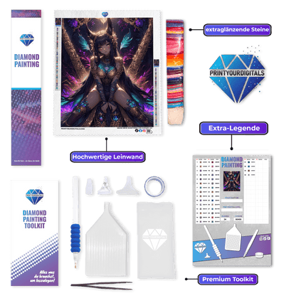 Diamond Painting - Mondkönigin