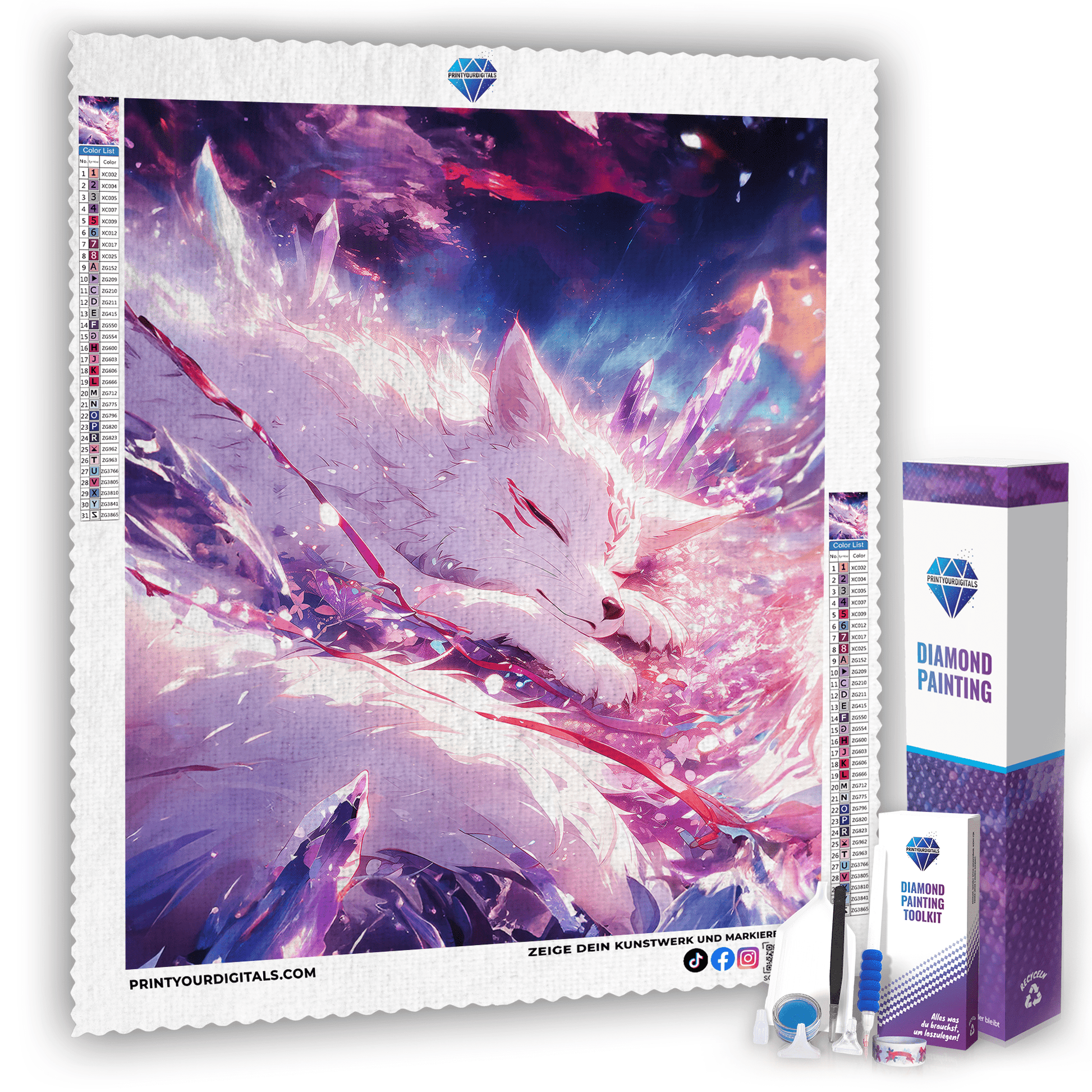 Diamond Painting - Kristallfuchs