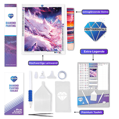 Diamond Painting - Kristallfuchs