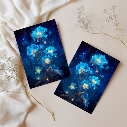 Sticker – Blumen der Nacht